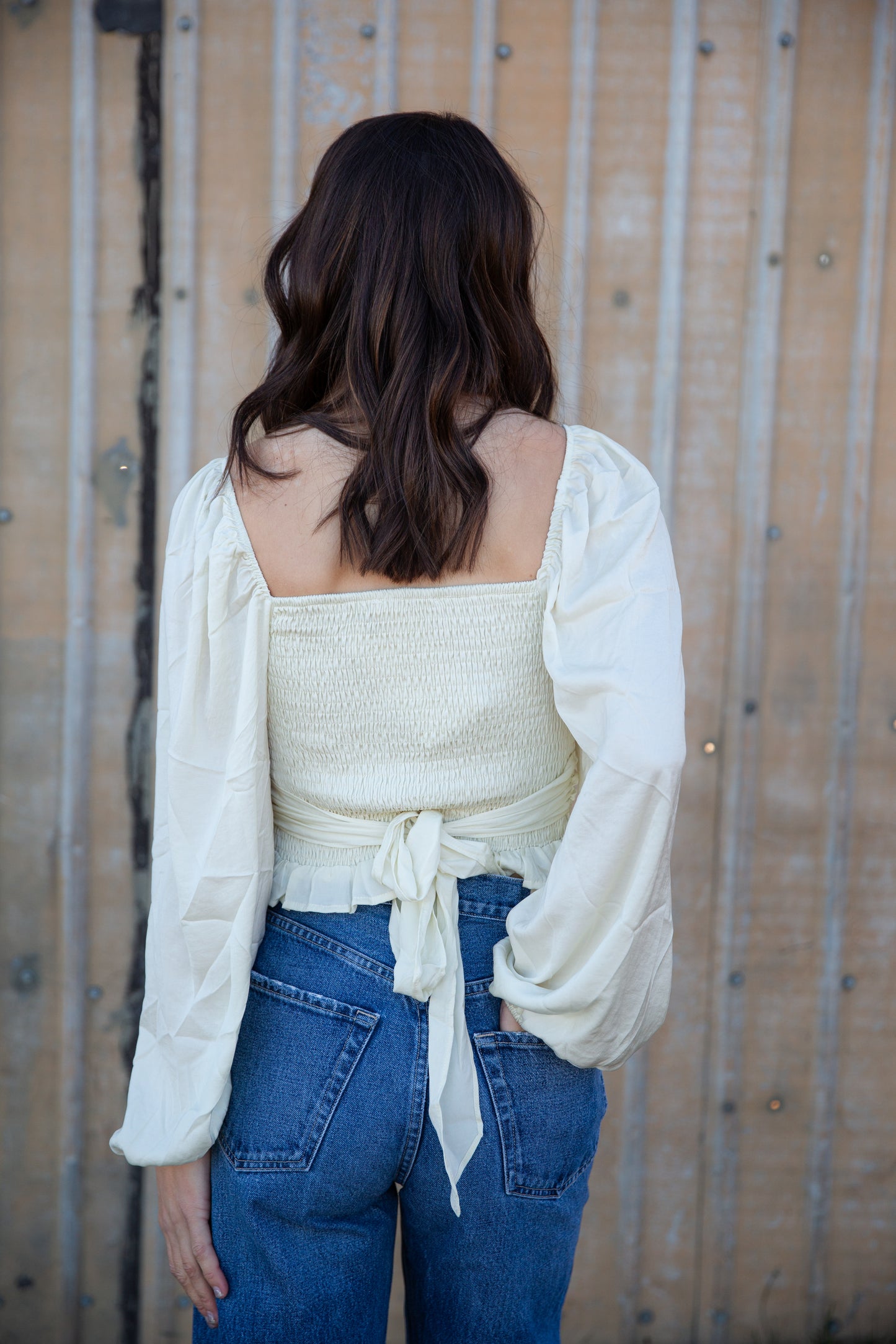 Sweetheart Neckline Satin Top