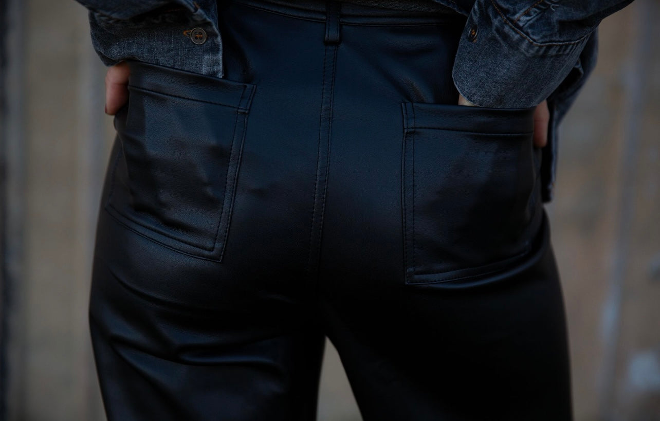 Lexis Leather Wide Leg Pants