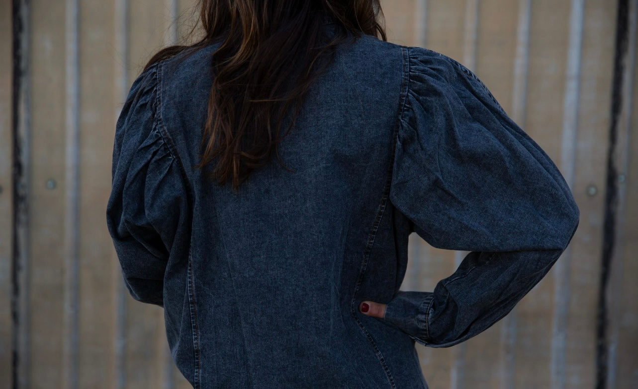 Dezarae Denim Long Sleeve Shirt