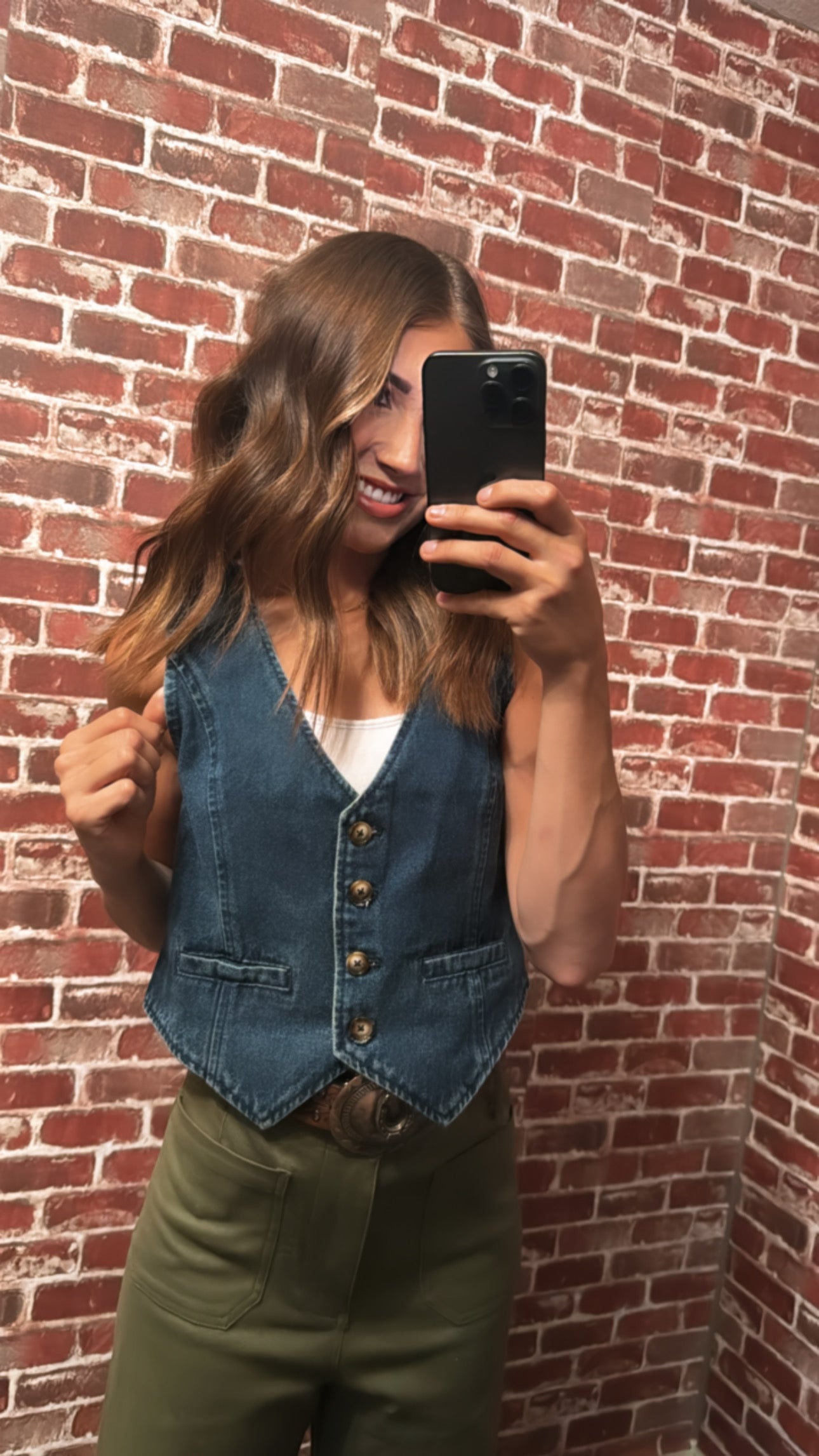 Dixies Denim Vest