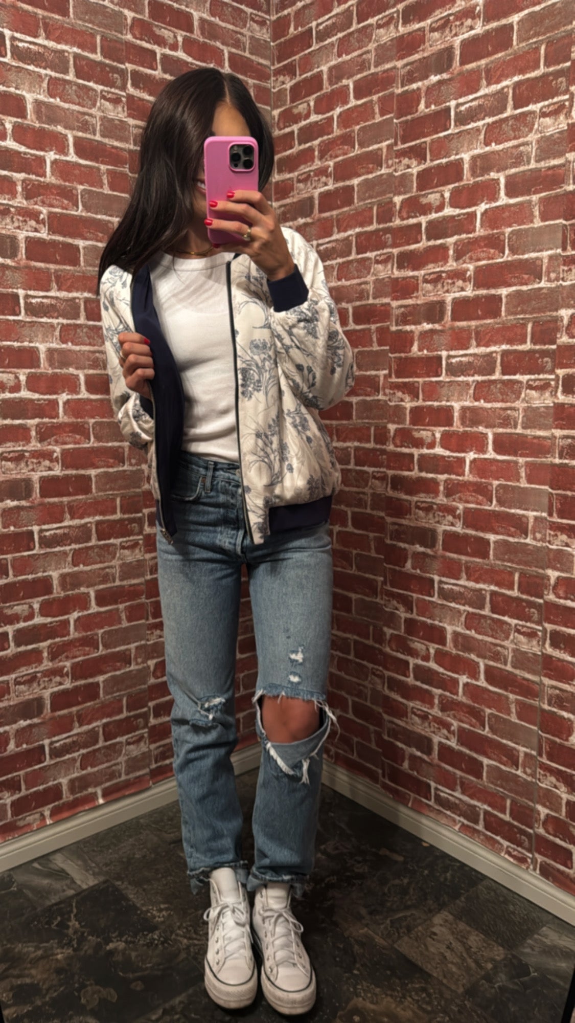 Satin Reversible Bomber Jacket