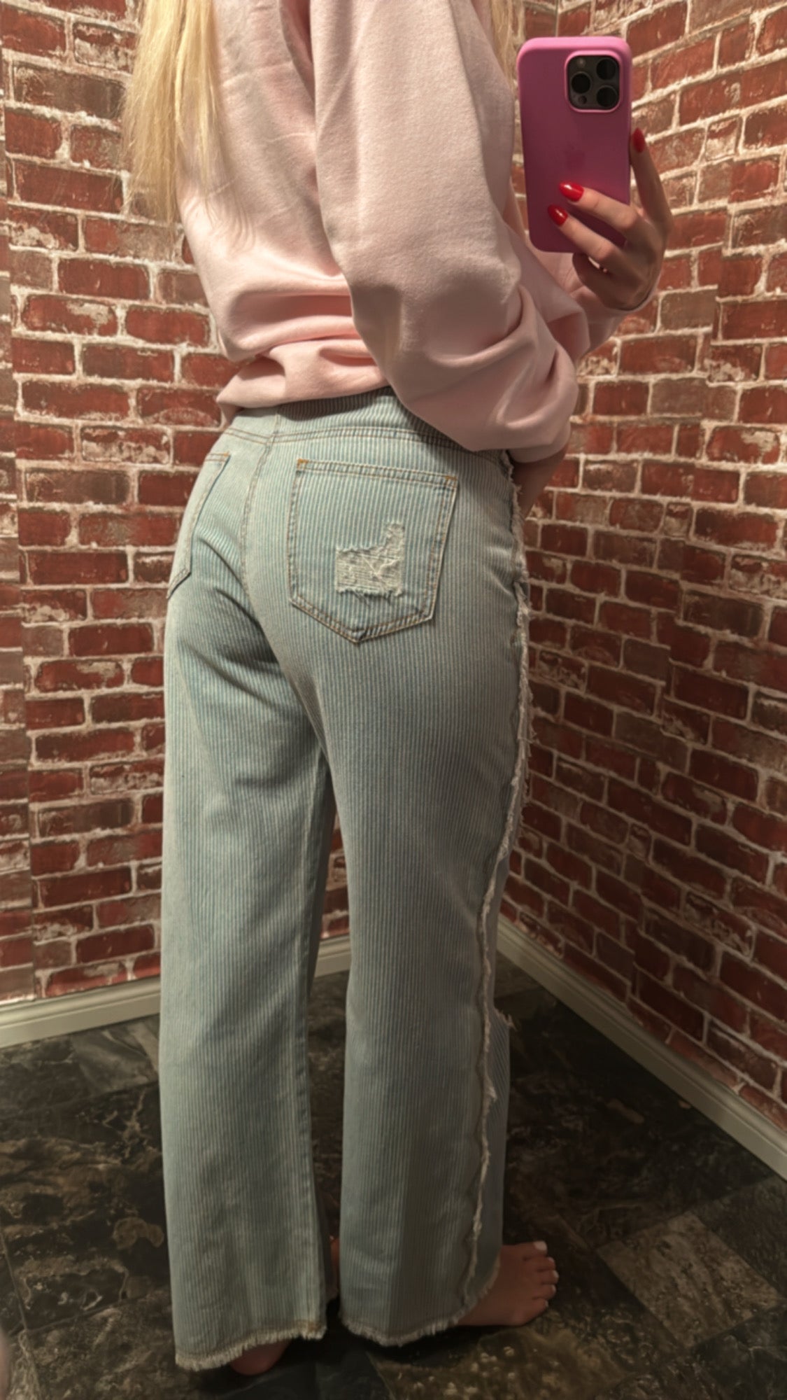 Rosie Denim Patch Pants