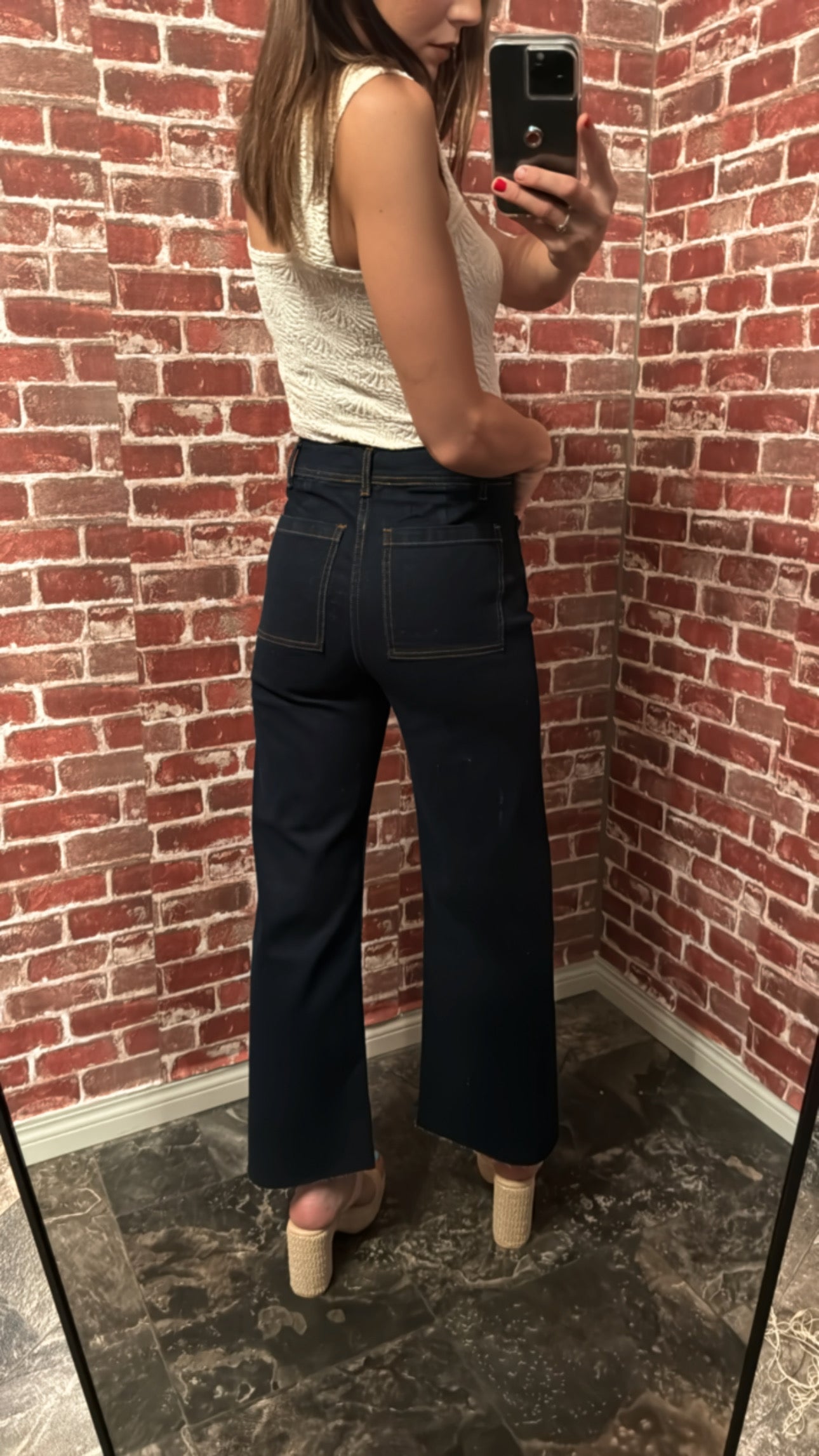 Indigo Front Pocket Jean