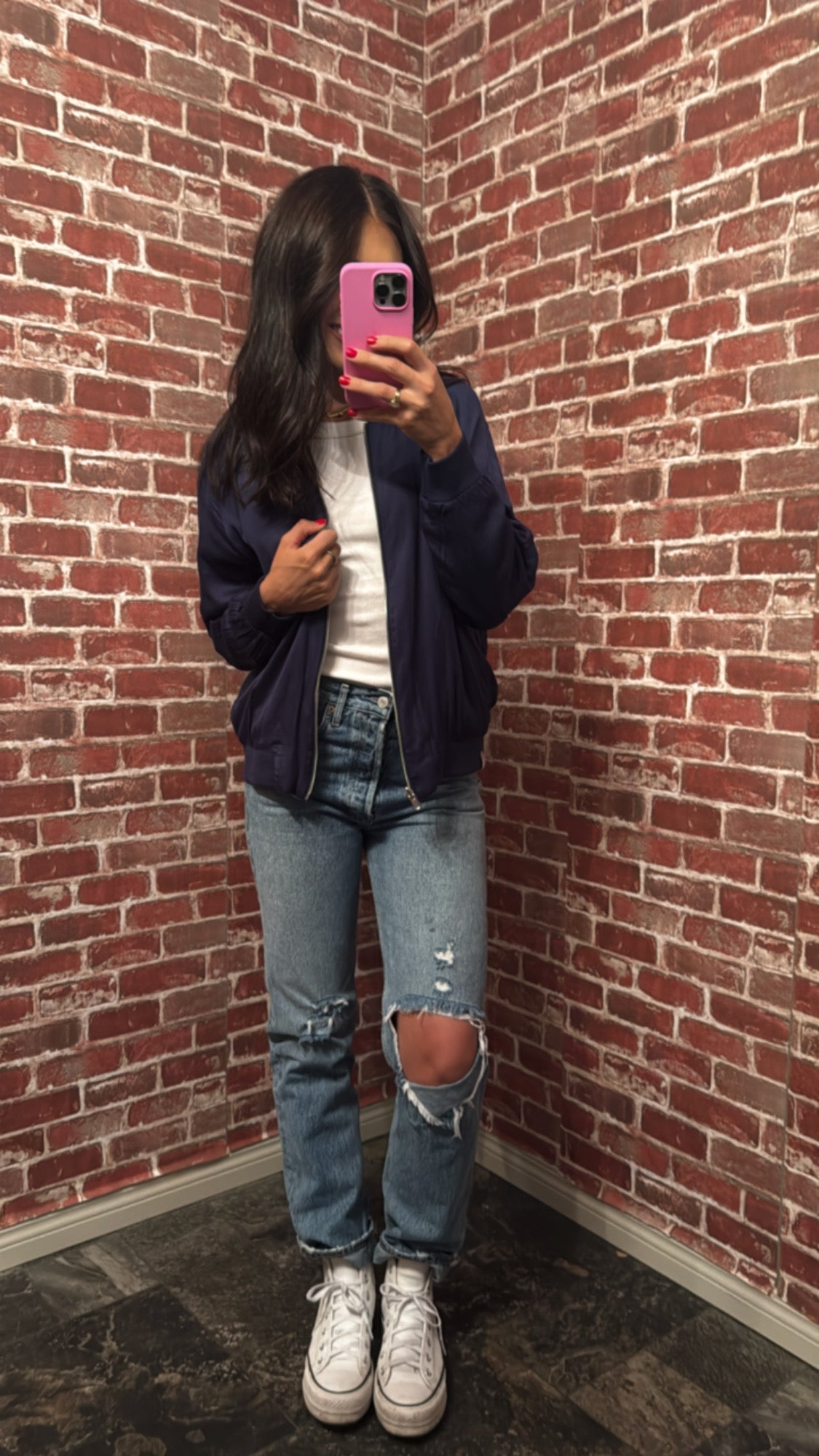 Satin Reversible Bomber Jacket