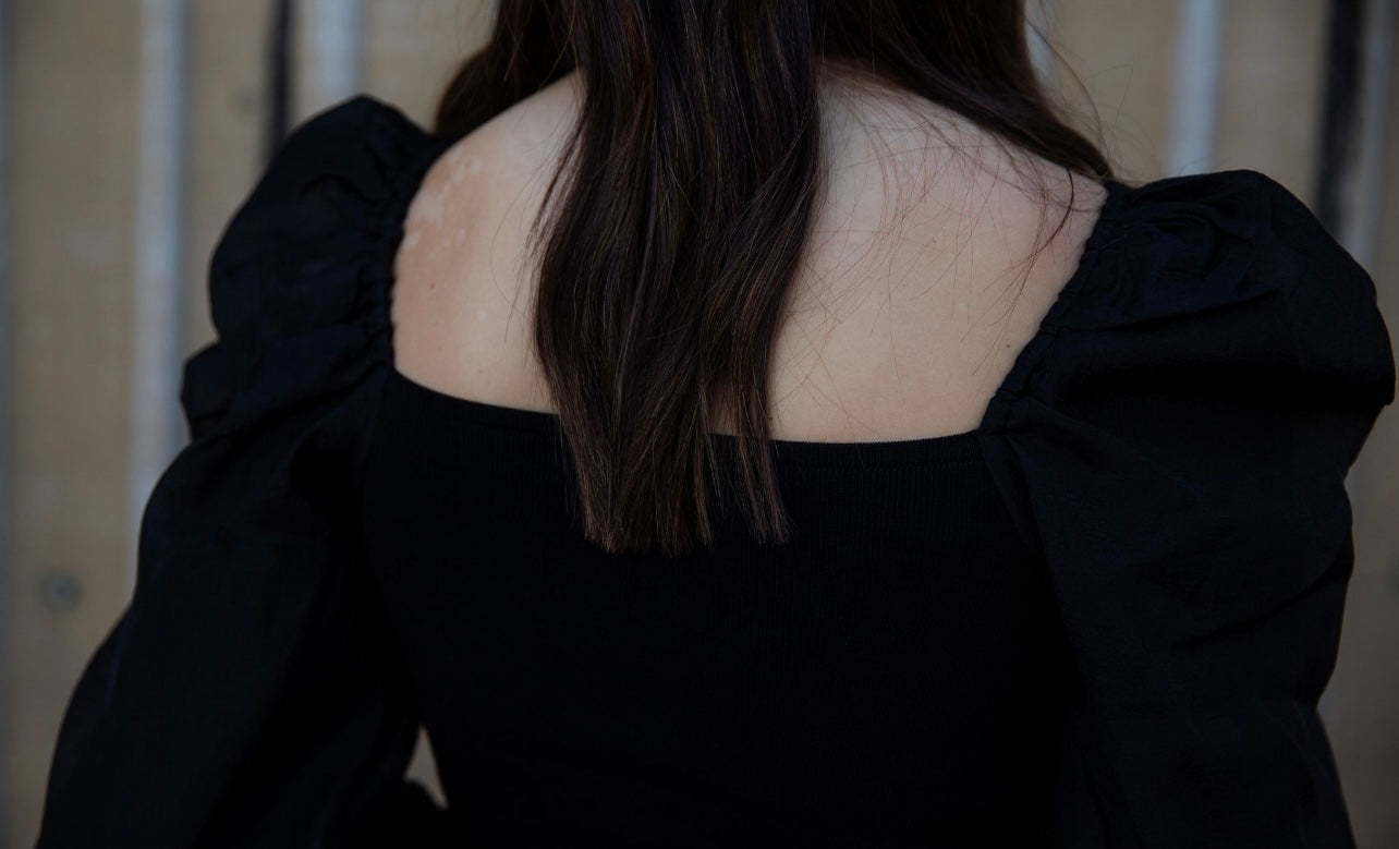 Skylar sheer sleeve top