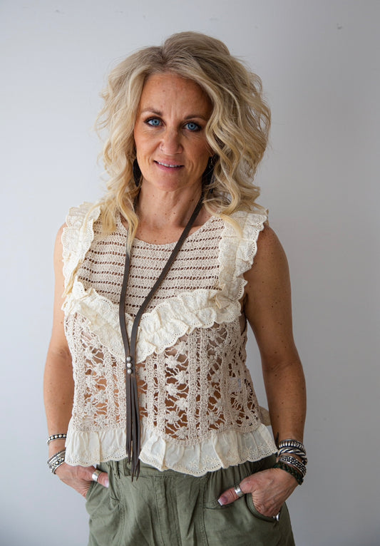 Claras Crochet Top